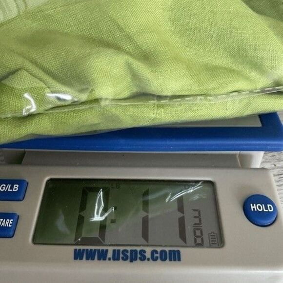 NWOT Options Green 100% Linen Long Sleeve Button Up Shirt Men Size Large 16-16.5 - Picture 10 of 10